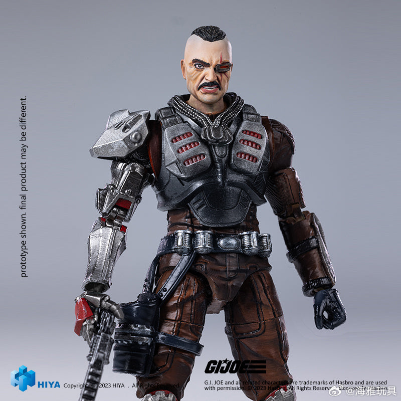 1/18 Scale HIYA 4-Inch Action Figure - Exquisite Mini Series G.I.Joe Major Bludd Collectible Toy for Display & Play | Perfect for Collectors, Gift Giving & Role-Playing Scenes