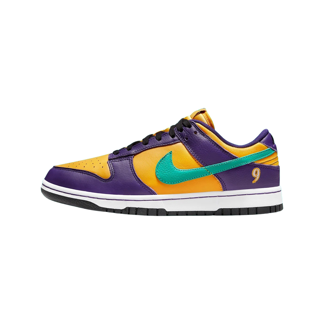Nike Dunk Low Sneakers - Leslie Clear Emerald & Court Purple Colorway - Stylish Basketball Shoes for Men & Women - Perfect for Casual Wear, Street Fashion & Sneaker Collectors