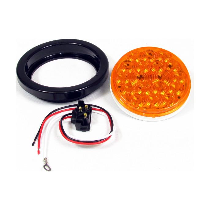 Fortpro 4 Round LED Light with 18 LEDs - Bright Energy-Efficient Lighting for Home, Garage, Workshop, and Outdoor Use