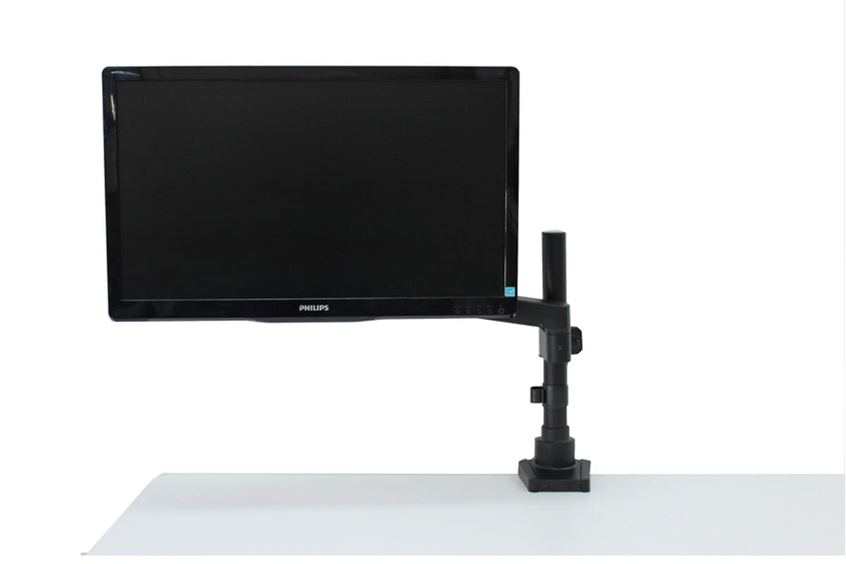 Actiflex II Single Monitor Arm - Adjustable Ergonomic Stand for 13-32 Inch Screens | Perfect for Home Office, Gaming & Workspace Setup