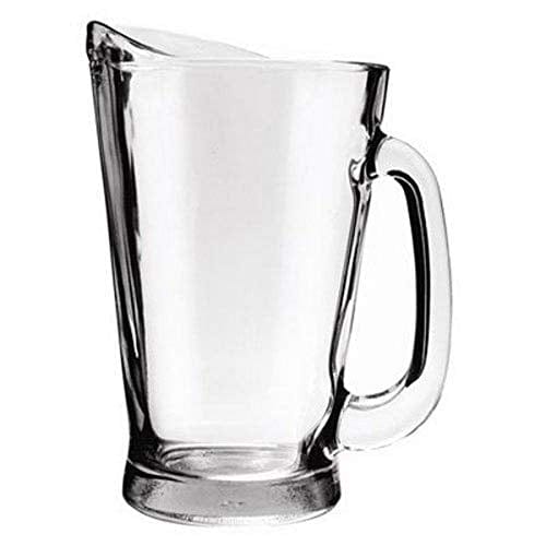 ANCHOR HOCKING 55 oz Glass Pitcher with Lid - Crystal Clear Beverage Dispenser for Iced Tea, Lemonade, Juice & Water - Perfect for Parties, Entertaining & Home Use