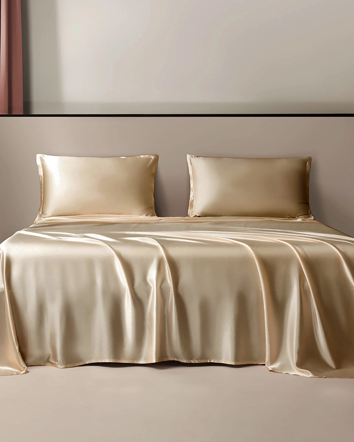 25 Momme 100% Pure Mulberry Silk Flat Sheet - Queen Size Luxury Bedding for Soft & Breathable Sleep - Perfect for Hot Sleepers & Sensitive Skin