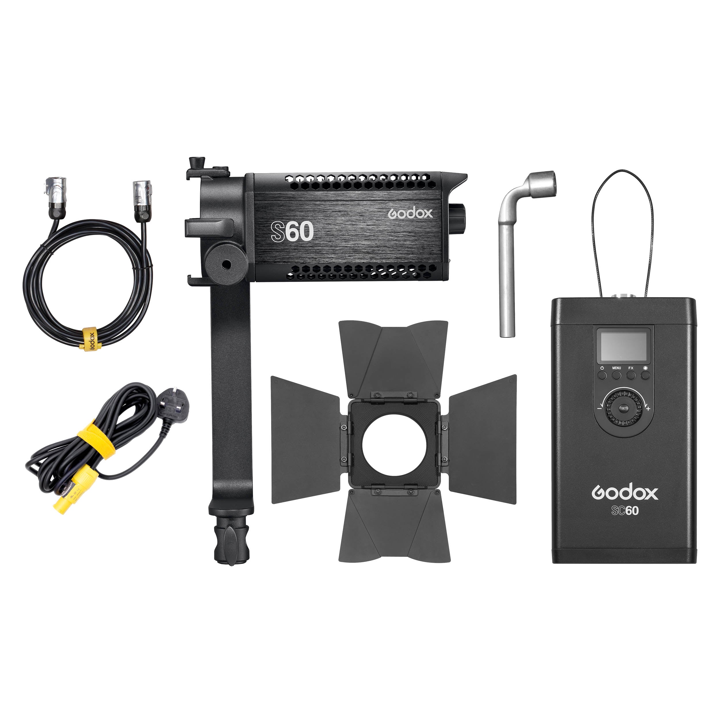 60W Daylight Balanced Focusable LED Light - Portable Studio Lighting with Silent Mode for Photography, Videography & Live Streaming