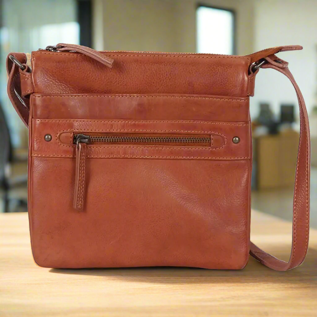 Premium MET Leather Crossbody Bag for Women - Stylish & Durable Handbag with Adjustable Strap - Perfect for Travel, Work & Everyday Use