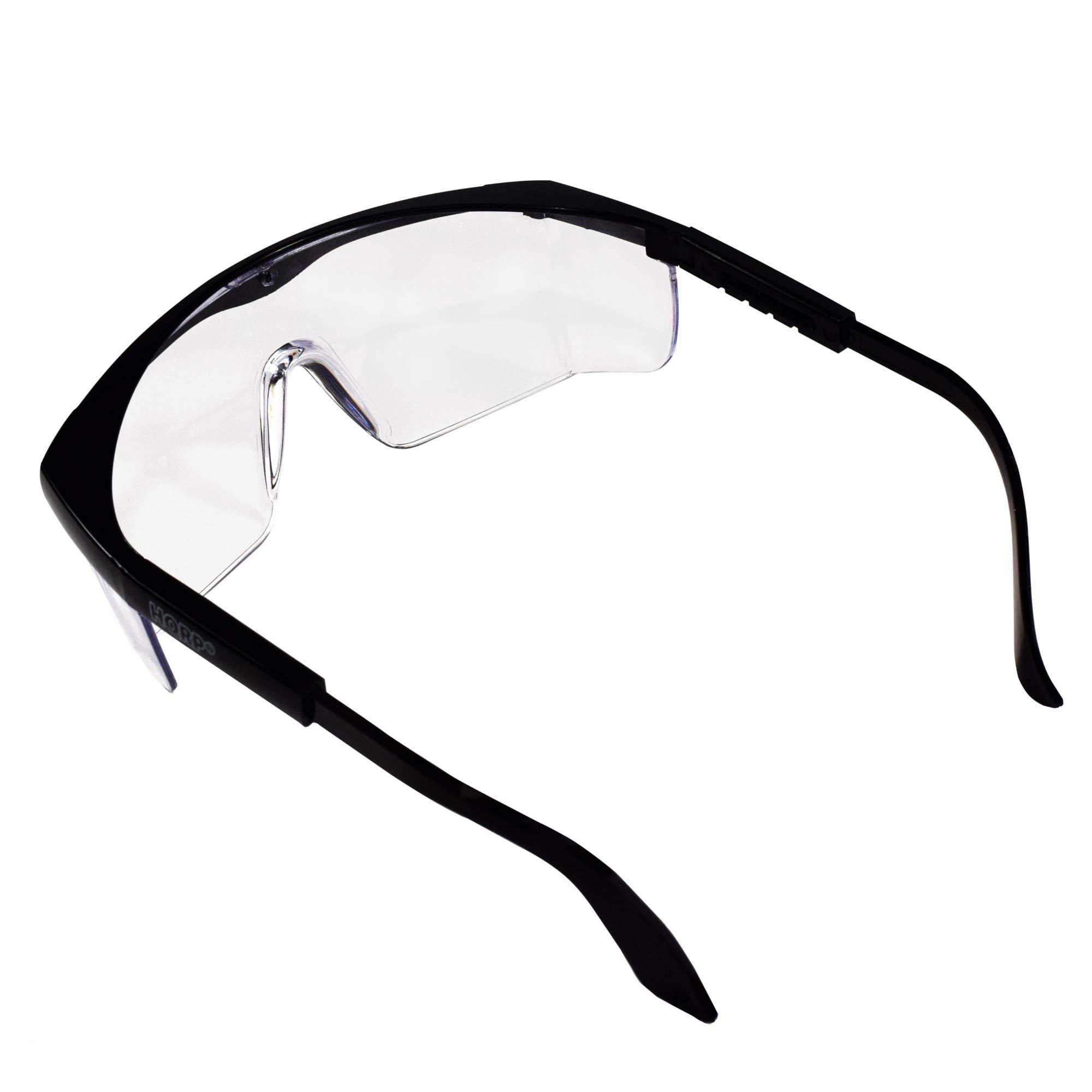 HQRP Safety Glasses for Black & Decker SPCM1936 CM1936 CM1836 MM875 MM1800 MTC220 MTE912 Lawn Mowers - Anti-Fog Protective Eyewear for Outdoor Yard Work & Landscaping
