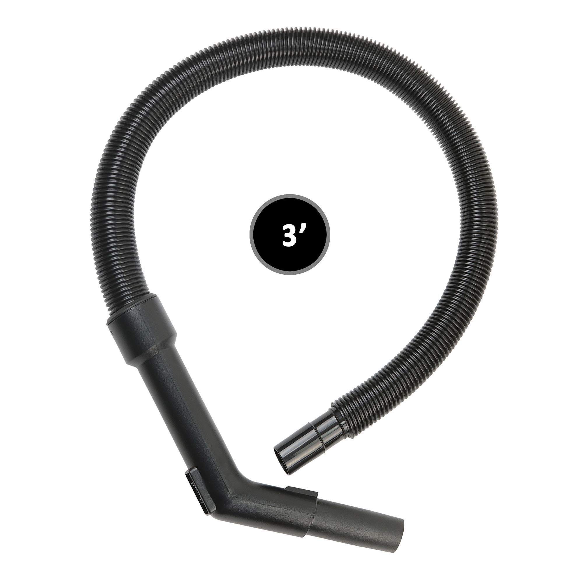 Oreck XL Canister Vacuum Hose Replacement - 3ft Swivel Hose Compatible with Shurlok & Friction Buster B Handheld Models - Perfect for Deep Cleaning Carpets, Furniture & Tight Spaces