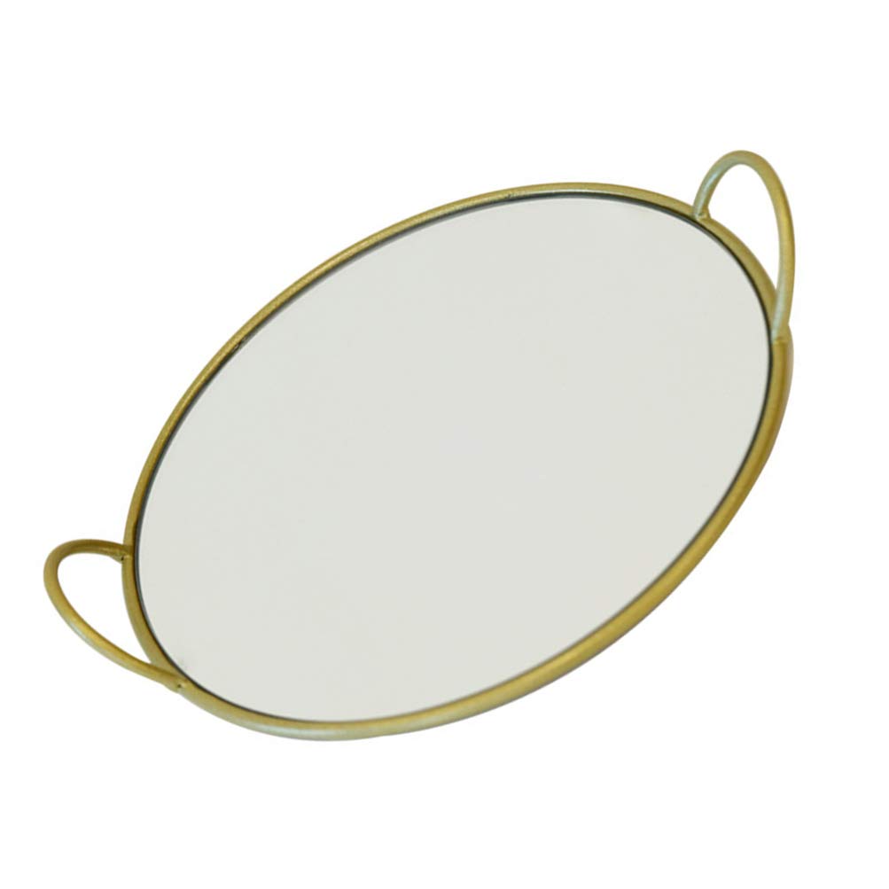 Hemoton Vanity Tray - Glass Perfume & Jewelry Organizer for Bathroom & Dressing Table