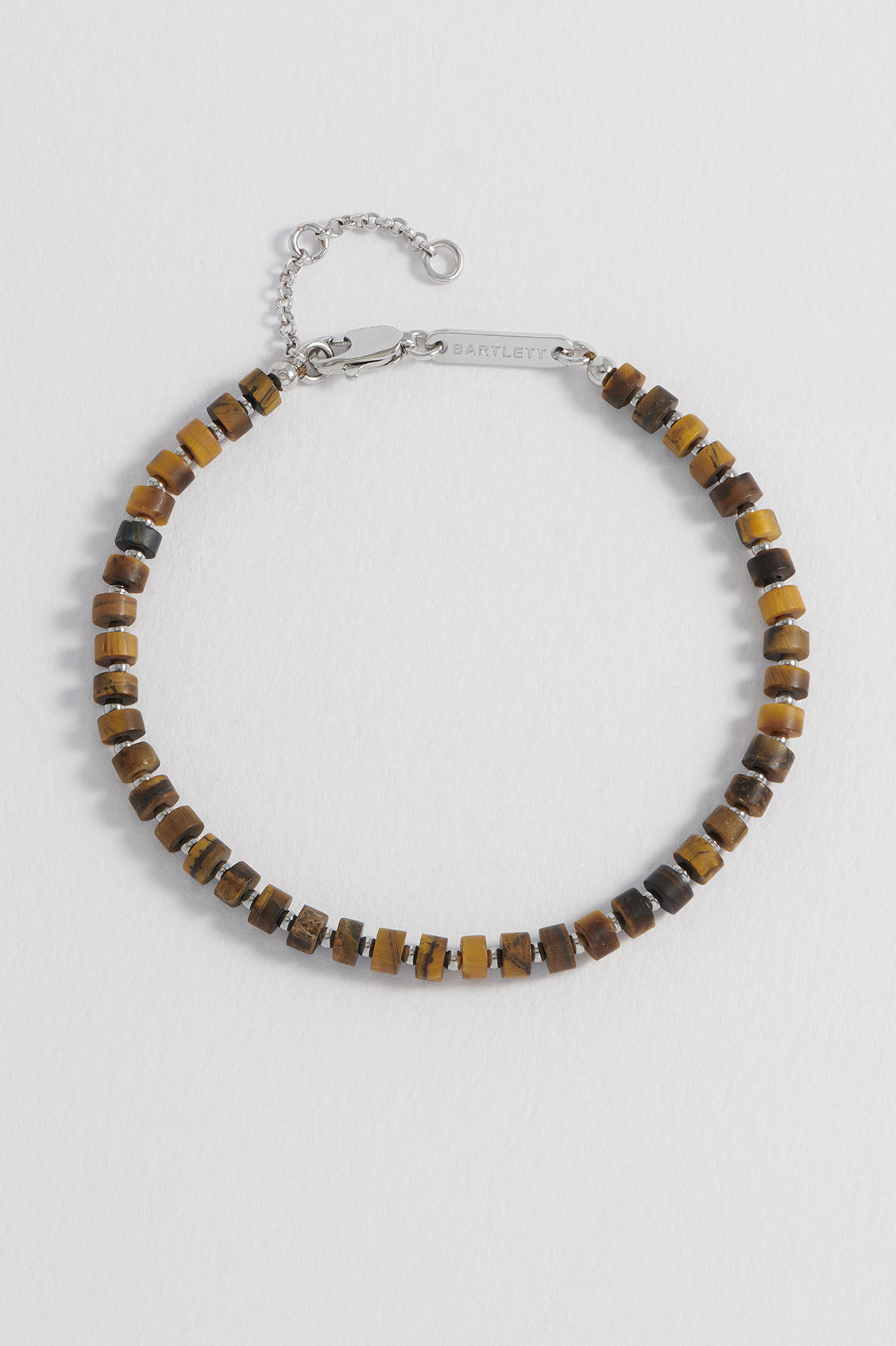 Men's Gemstone Rondelle Bracelet - Natural Stone Beaded Bracelet for Men - Perfect for Gifts, Meditation & Spiritual Healing