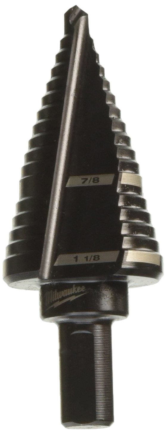 Milwaukee 48-89-9209 Step Drill Bit Set - No.9 Silver Metal Electric Drill Bit for Metal, Wood & Plastic - Perfect for DIY Projects, Home Repairs & Professional Metalworking