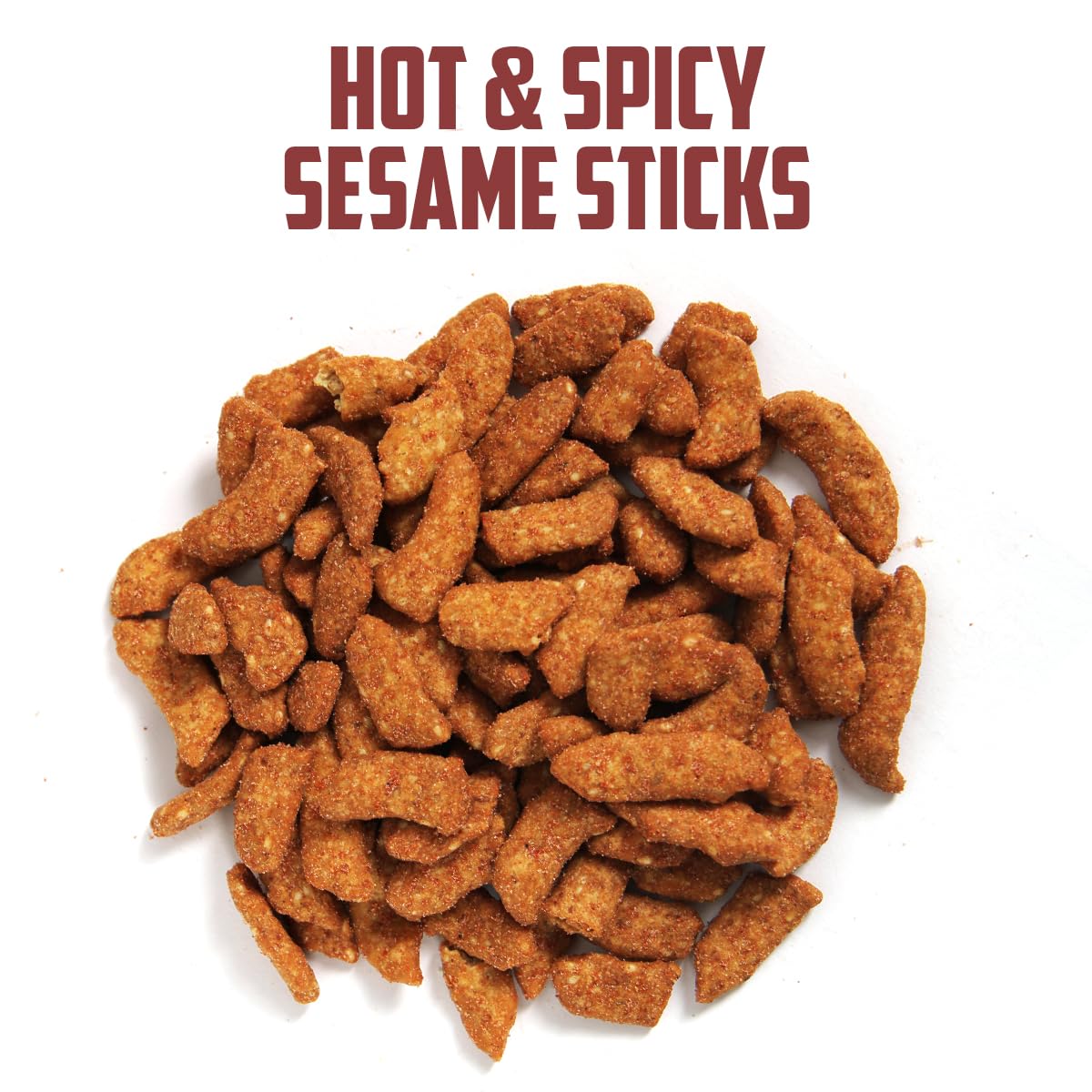 Spicy Sesame Sticks - Hot & Salty Snack for Office & On-the-Go (2LB)