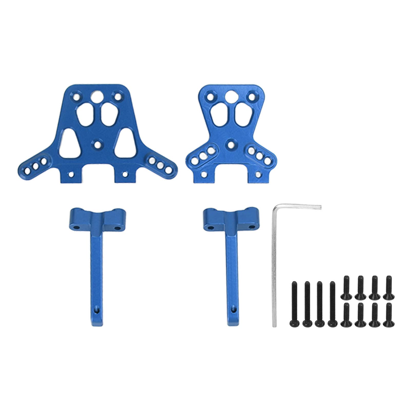 Aluminum Alloy RC Shock Tower Set for 1/18 RC Cars - Front/Rear Upgrade Parts for Off-Road Racing