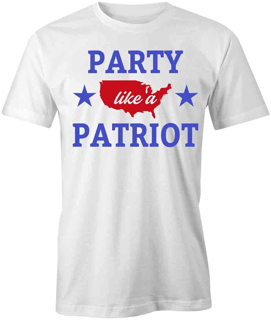 Patriotic American Flag T-Shirt | White Printed Graphic Tee for Men & Women | Perfect for 4th of July, Memorial Day & Veterans Day Celebrations
