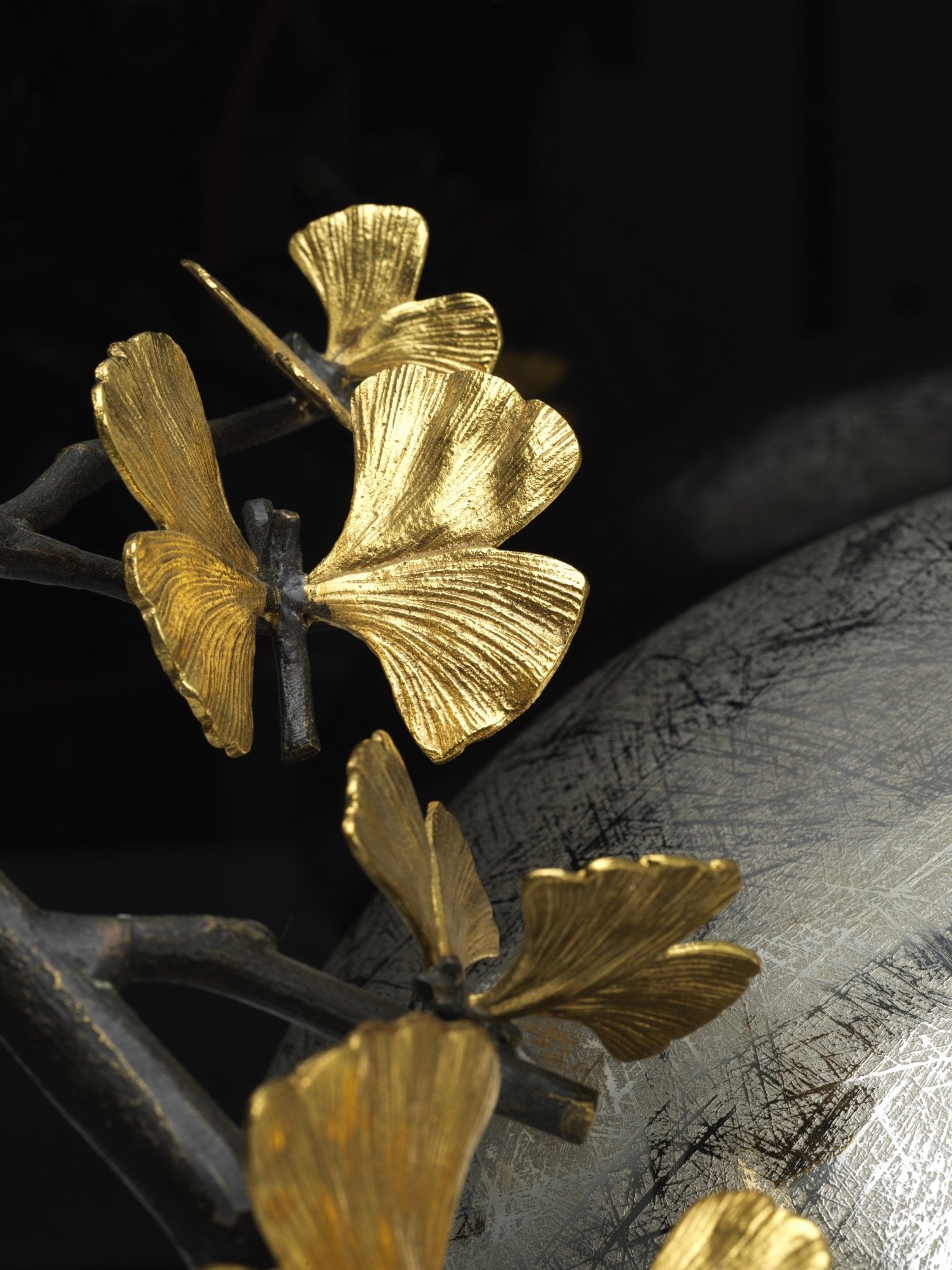 Elegant Butterfly Ginkgo Vase - Handmade Ceramic Flower Vase for Home Decor, Wedding Centerpiece & Gift Idea - Perfect for Living Room, Dining Table & Office Desk Decoration