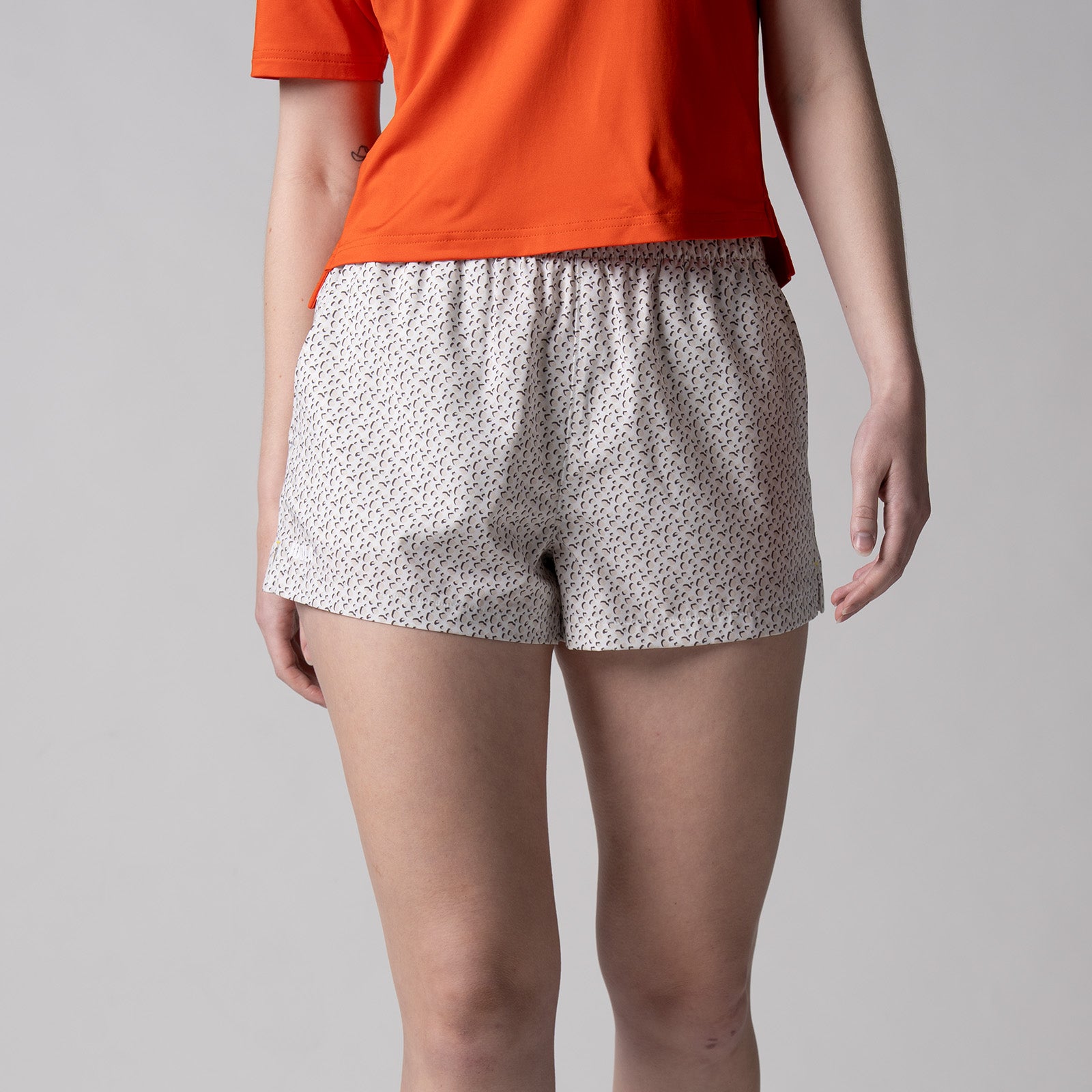 Women's Printed Woven Athletic Shorts for Tennis, Running & Casual Wear - Breathable Comfort & Stylish Design
