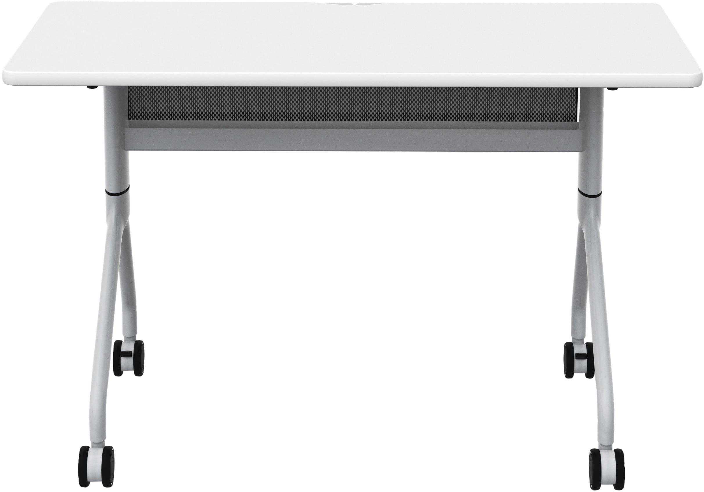Safco Rumba 48 x 24 Inch Flip Nesting Table - Space-Saving Office & Home Furniture for Meetings, Events & Small Spaces [RBA4824FL]