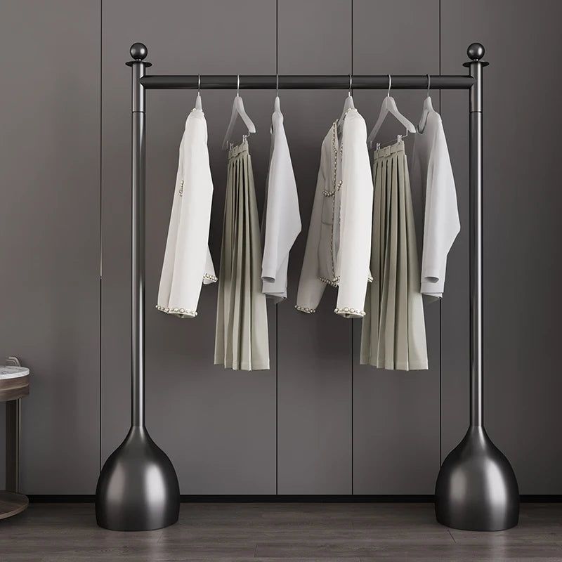 Stylish Floor Standing Clothes Organizer Rack - Premium Fabric Garment Storage for Bedroom, Closet & Laundry Room Organization