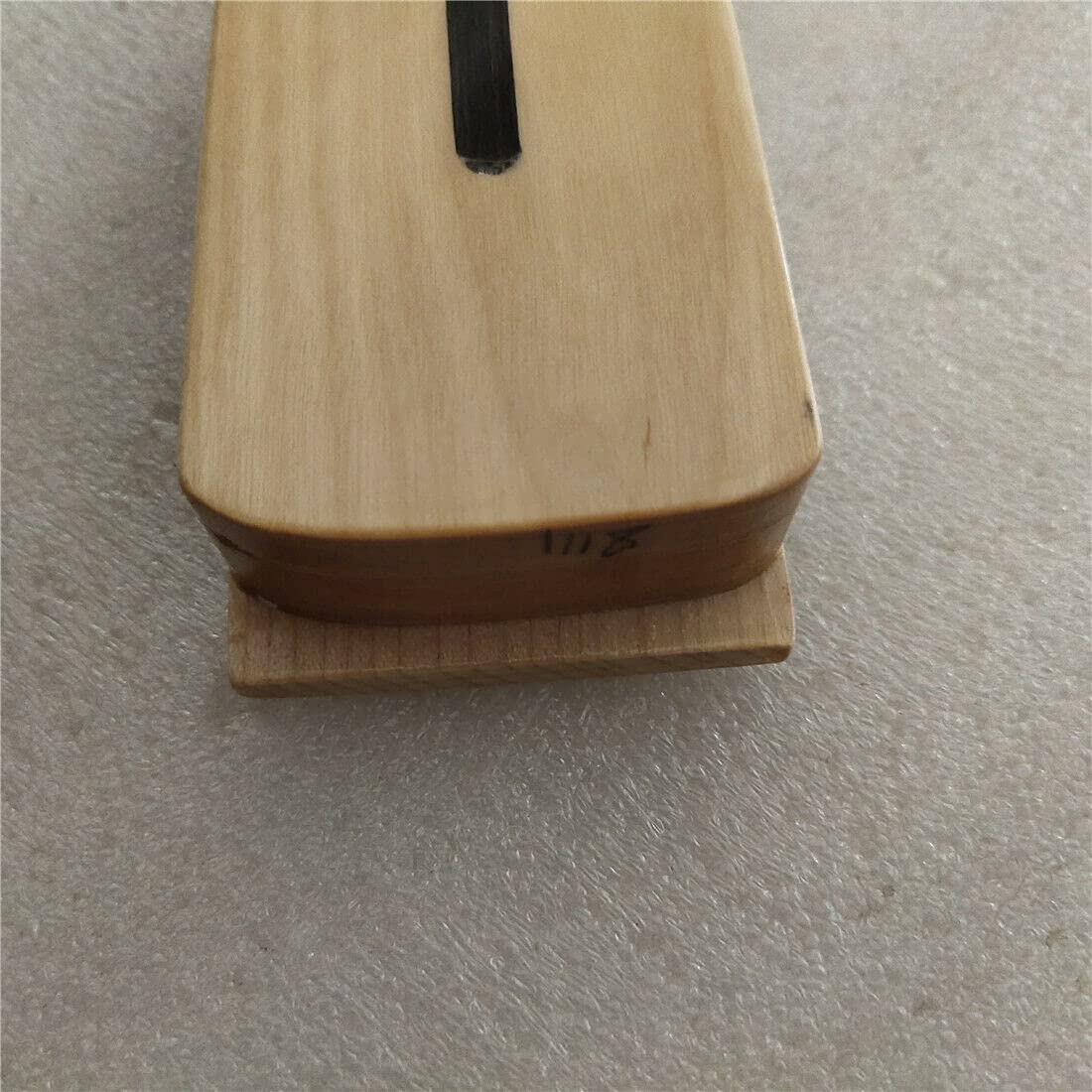 YAFEN Reverse Banana Head Full Scalloped Maple Electric Guitar Neck Replacement - 22 Frets - Perfect for Rock, Metal, and Blues Guitar Upgrades