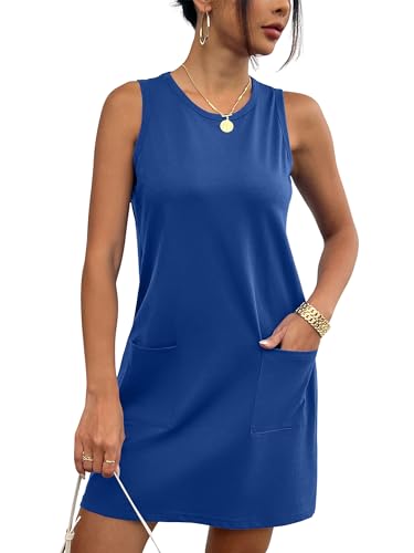 Blue-scoop Neck