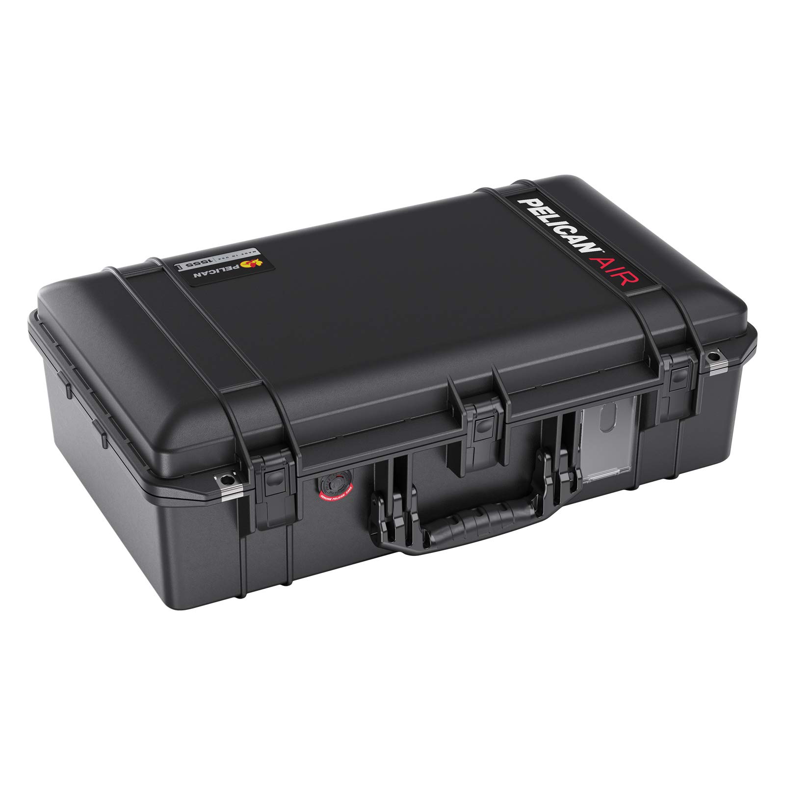 Pelican Air 1555 Waterproof Hard Case with Customizable Padded Dividers - Black | Protective Travel Case for Camera Equipment, DJ Gear & Electronics | Airline Approved Carry-On Luggage