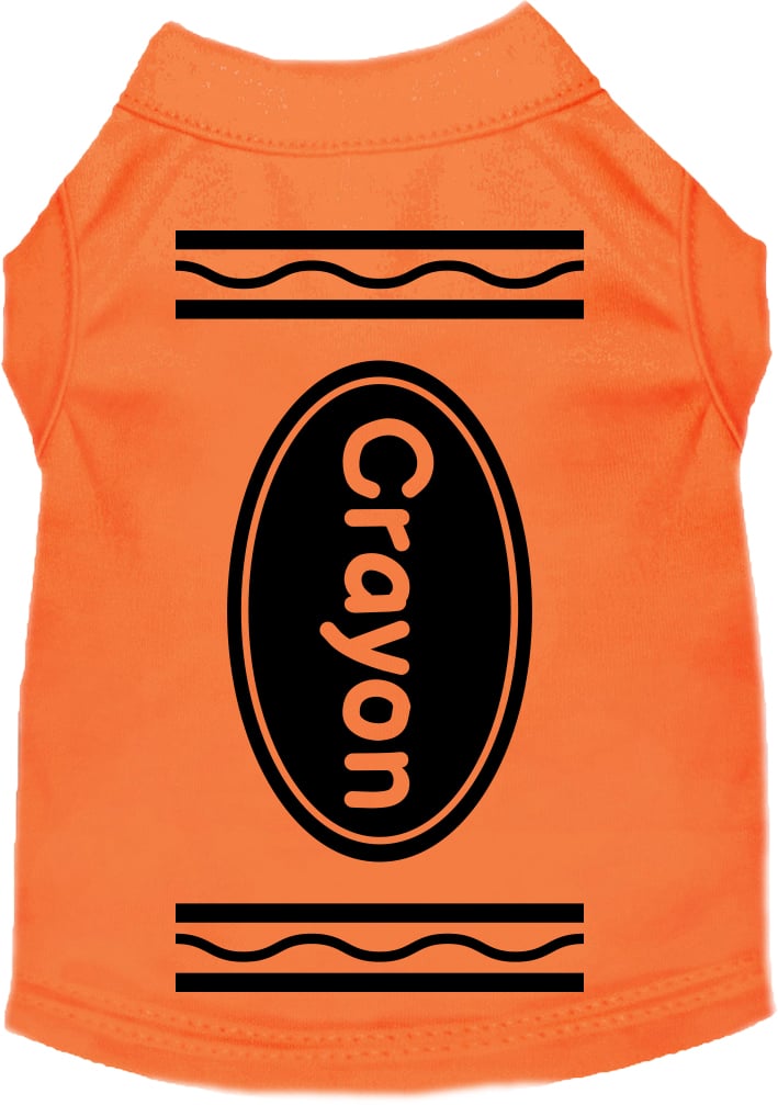 Colorful Crayon Costume Screen Print T-Shirt for Kids - Fun Dress-Up & Art Party Outfit