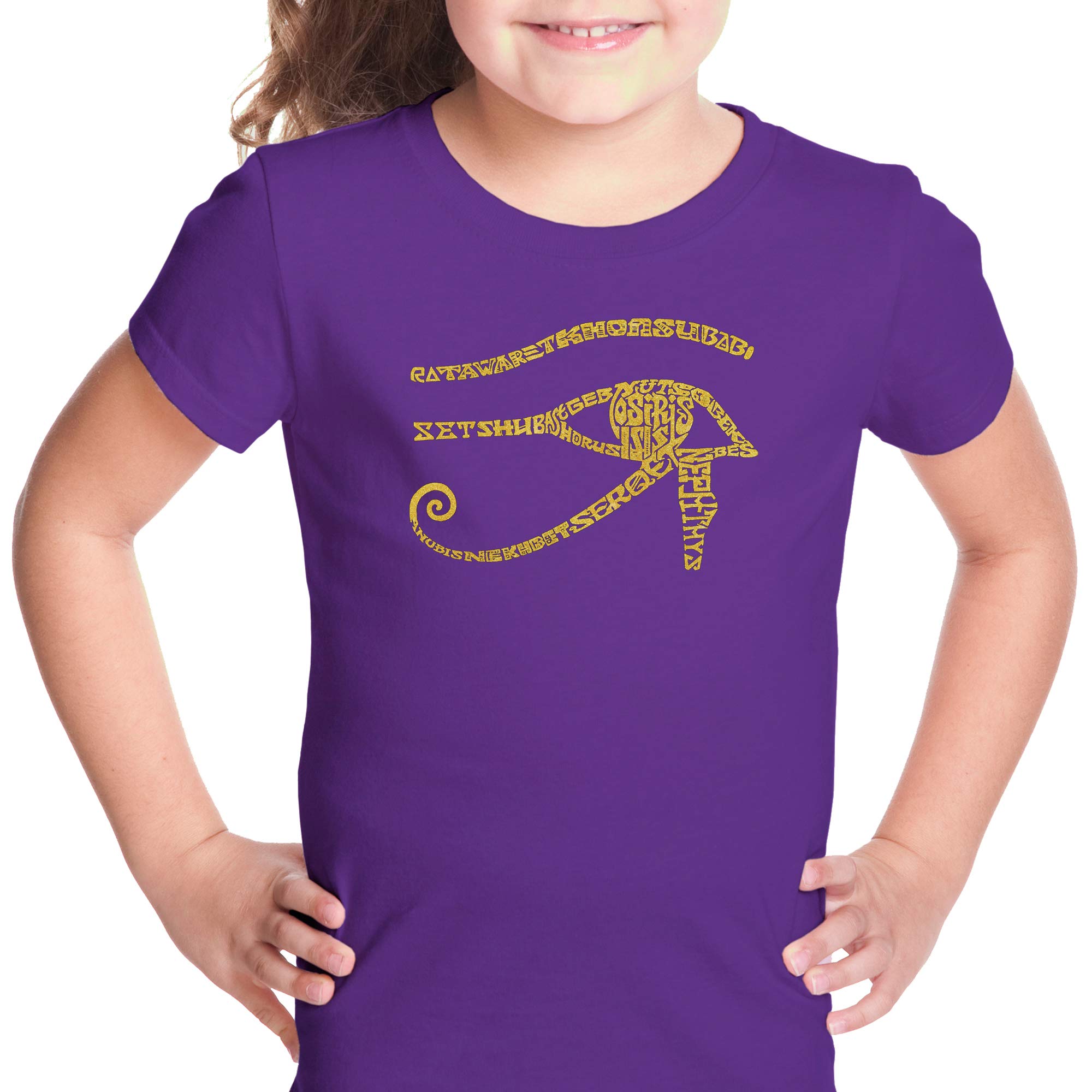 LA POP ART Girl's Word Art T-Shirt - Trendy Graphic Tee for Teens & Women | Perfect for Casual Wear, School, and Street Fashion