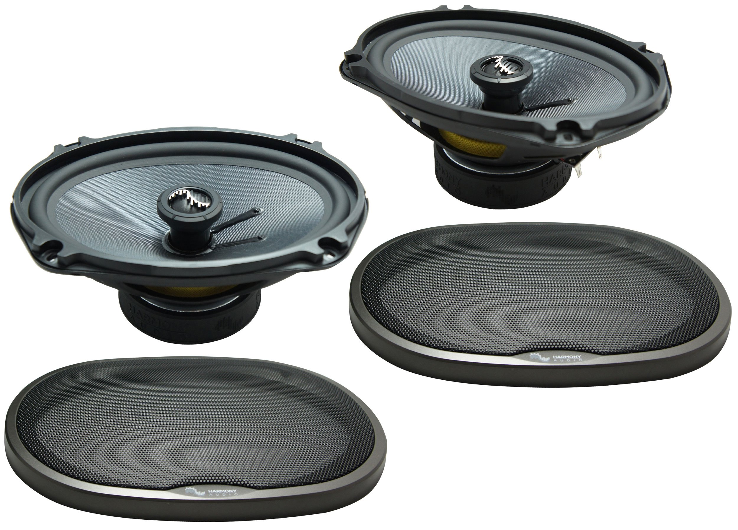 Premium Harmony Audio HA-C46 & HA-C69 Speaker Bundle – Direct Replacement for 2004-2005 Chevy Malibu Classic | Factory Speaker Upgrade for Enhanced Car Audio System | Perfect for Road Trips & Daily Commutes