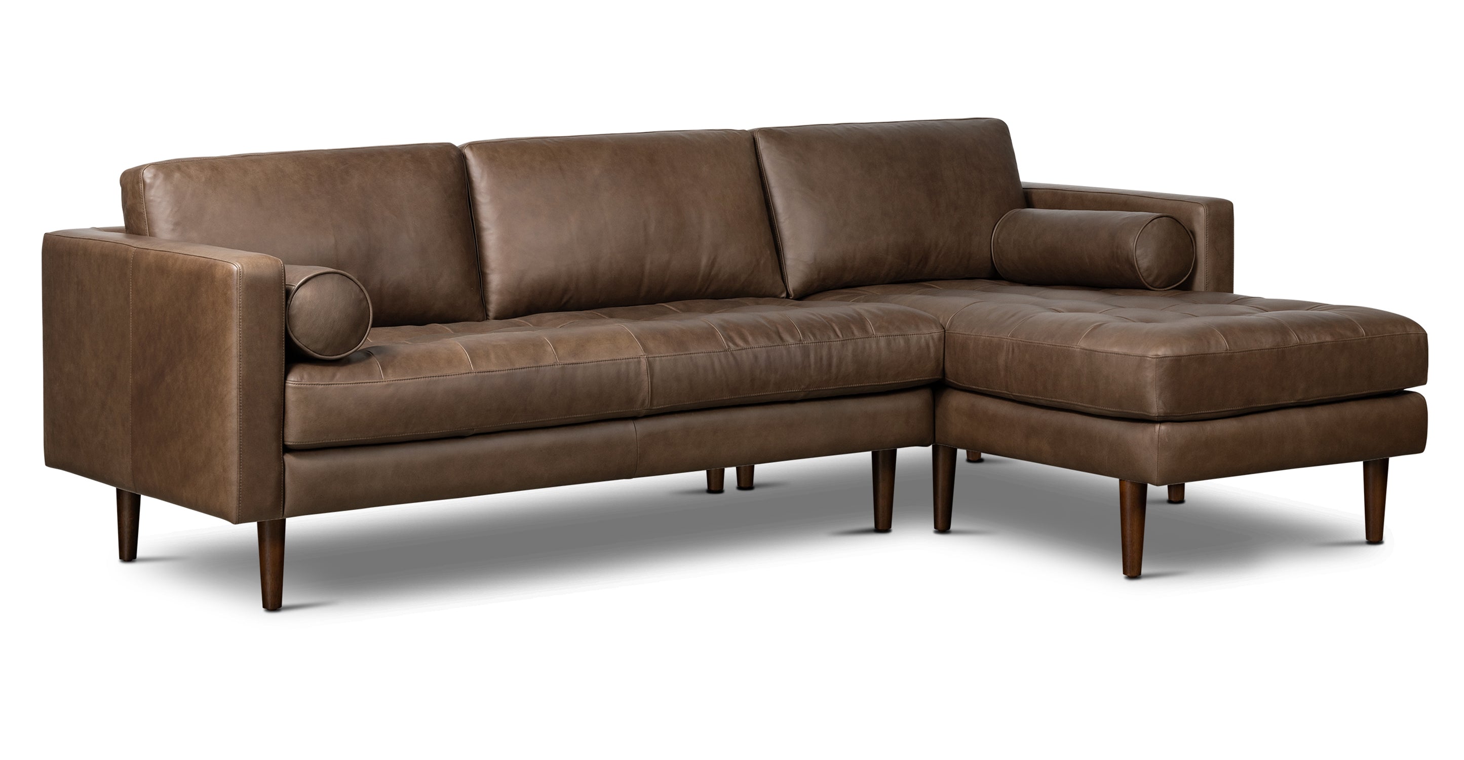 Napa Right Facing Sectional Sofa - Modern L-Shaped Couch for Living Room, Family Room & Home Theater | Comfortable Upholstered Furniture with Premium Fabric