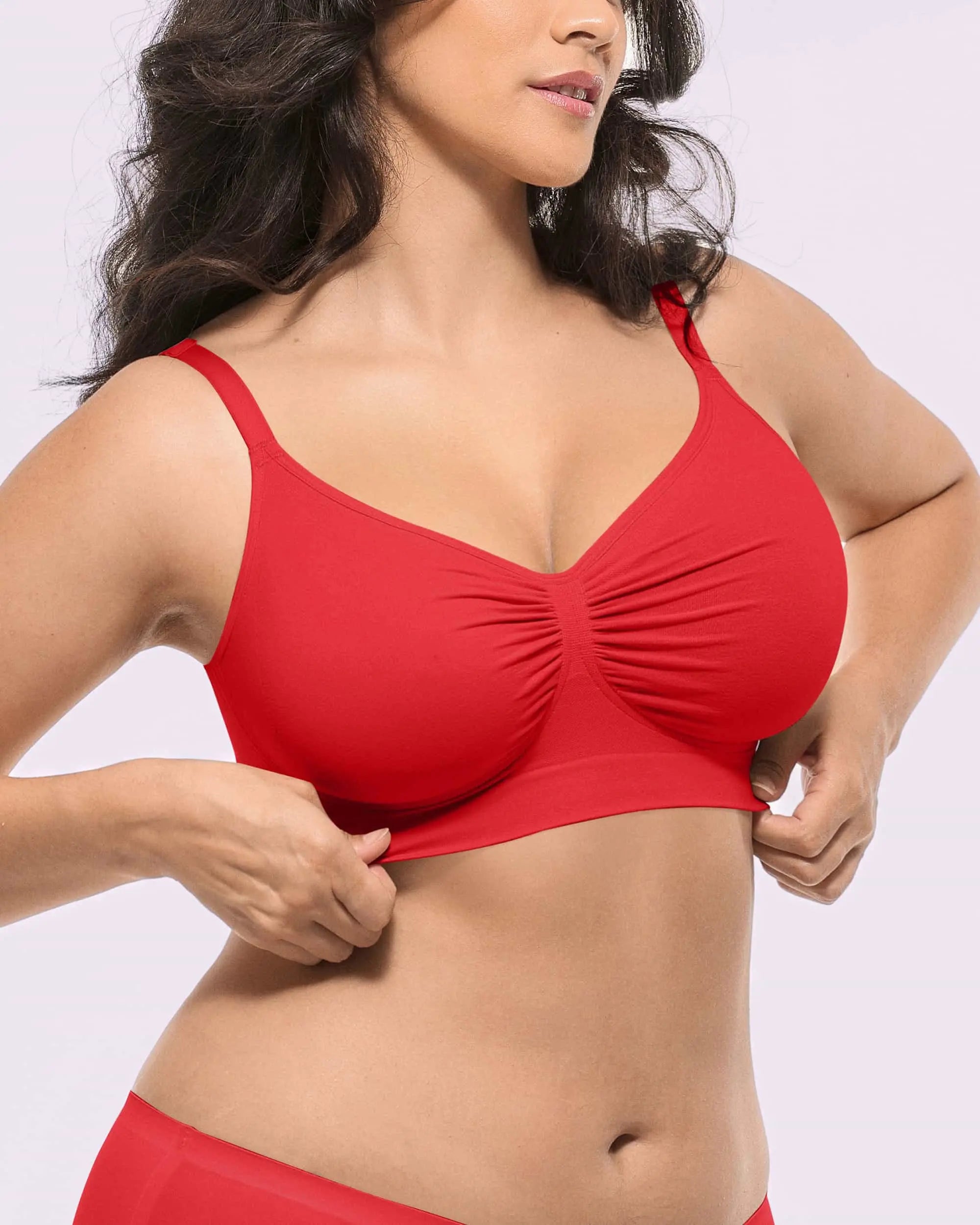Wireless Comfort Bra - Seamless Unlined Support for Everyday Wear - Perfect for Yoga, Workouts, and Lounge Wear