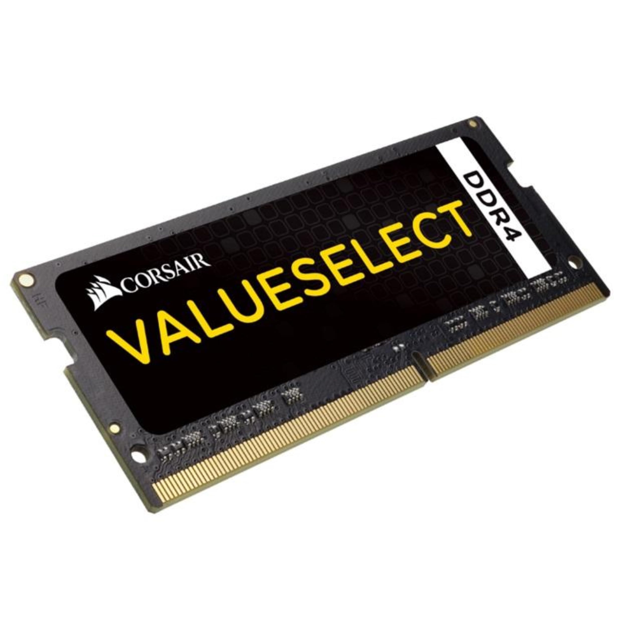 Corsair Value Select 16GB (1x16GB) DDR4 2133MHz SODIMM Laptop Memory - C15 Latency, Black - Upgrade Your Notebook for Gaming & Productivity