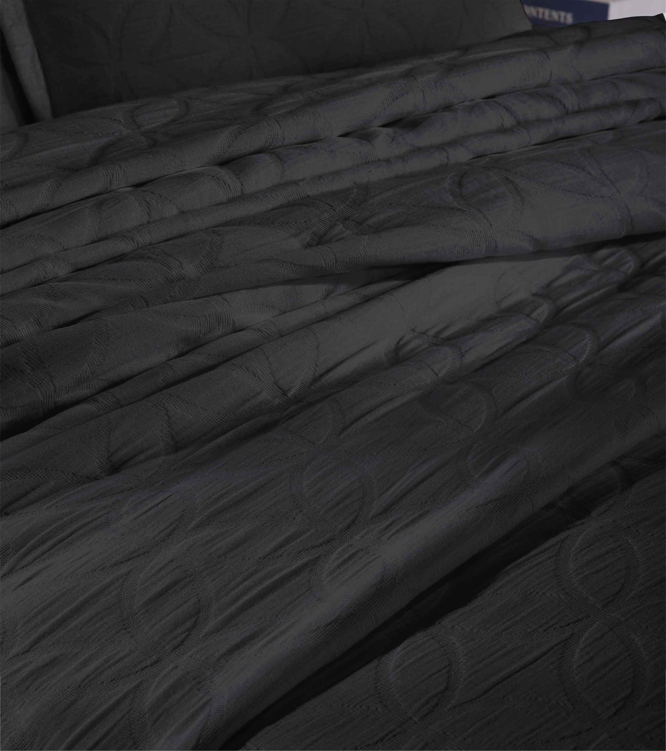 Serenity Cotton Matelasse Celtic Circle Airy Bedspread Set - Queen Size Lightweight Quilted Coverlet with All-Over Embroidery for Bedroom Decor, Guest Room & Cozy Home Styling