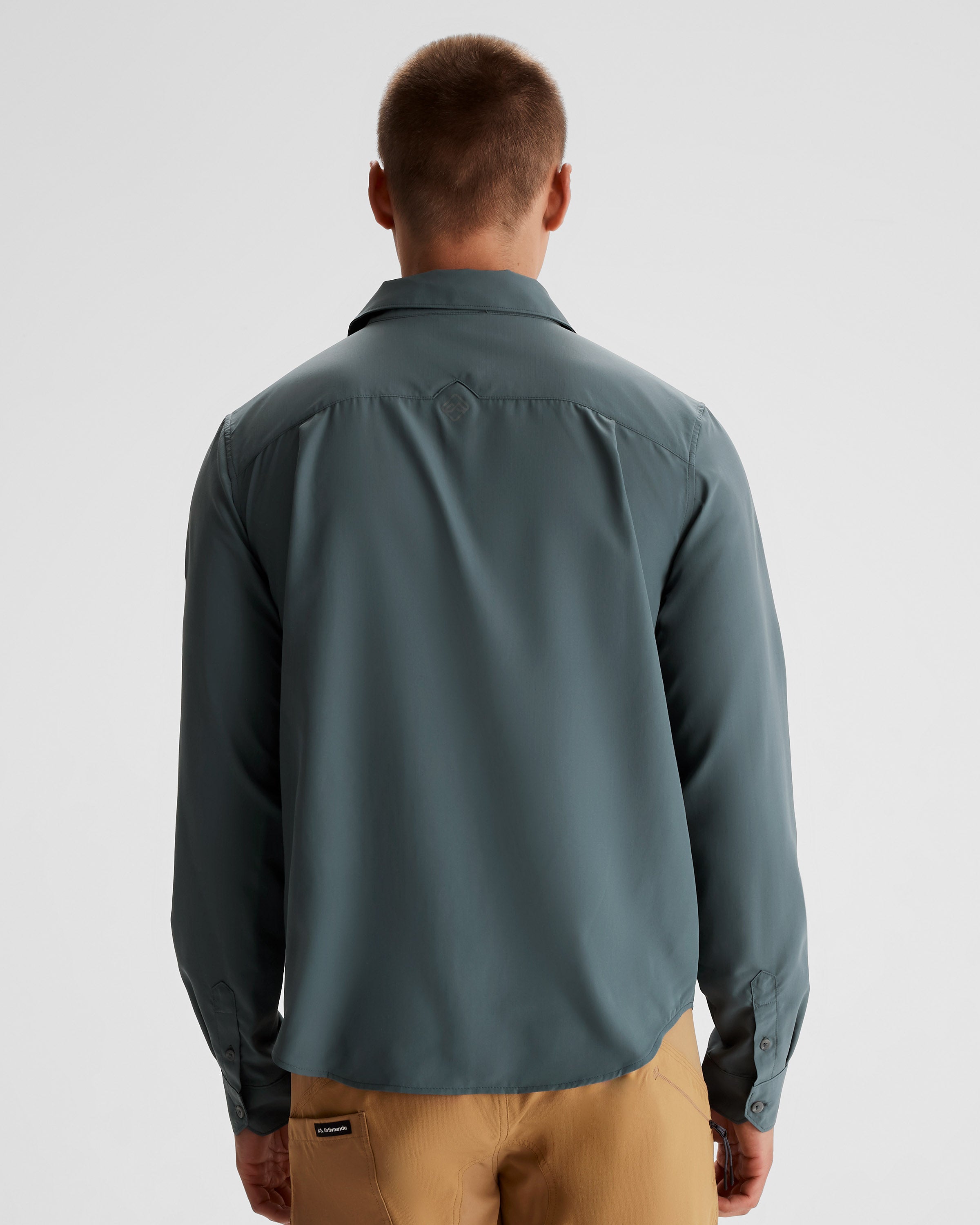 Men's SUN Scout UPF 50+ Long Sleeve Shirt v2 - Lightweight Sun Protection Shirt for Hiking, Fishing & Outdoor Activities | Night Version