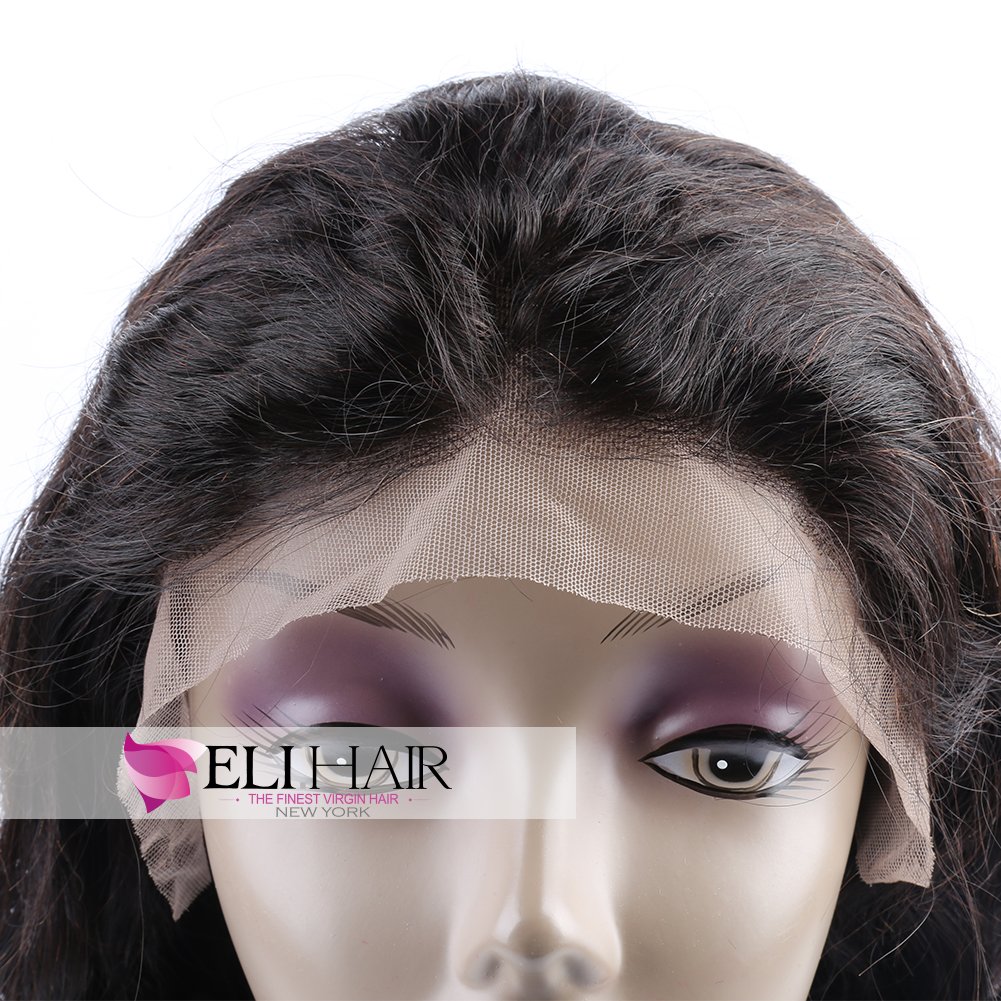 Natural Color Loose Deep Wave Virgin Human Hair Wigs 130% Density Brazilian Front Lace Wigs for Women - 12 Inch | Perfect for Daily Wear, Parties & Special Occasions