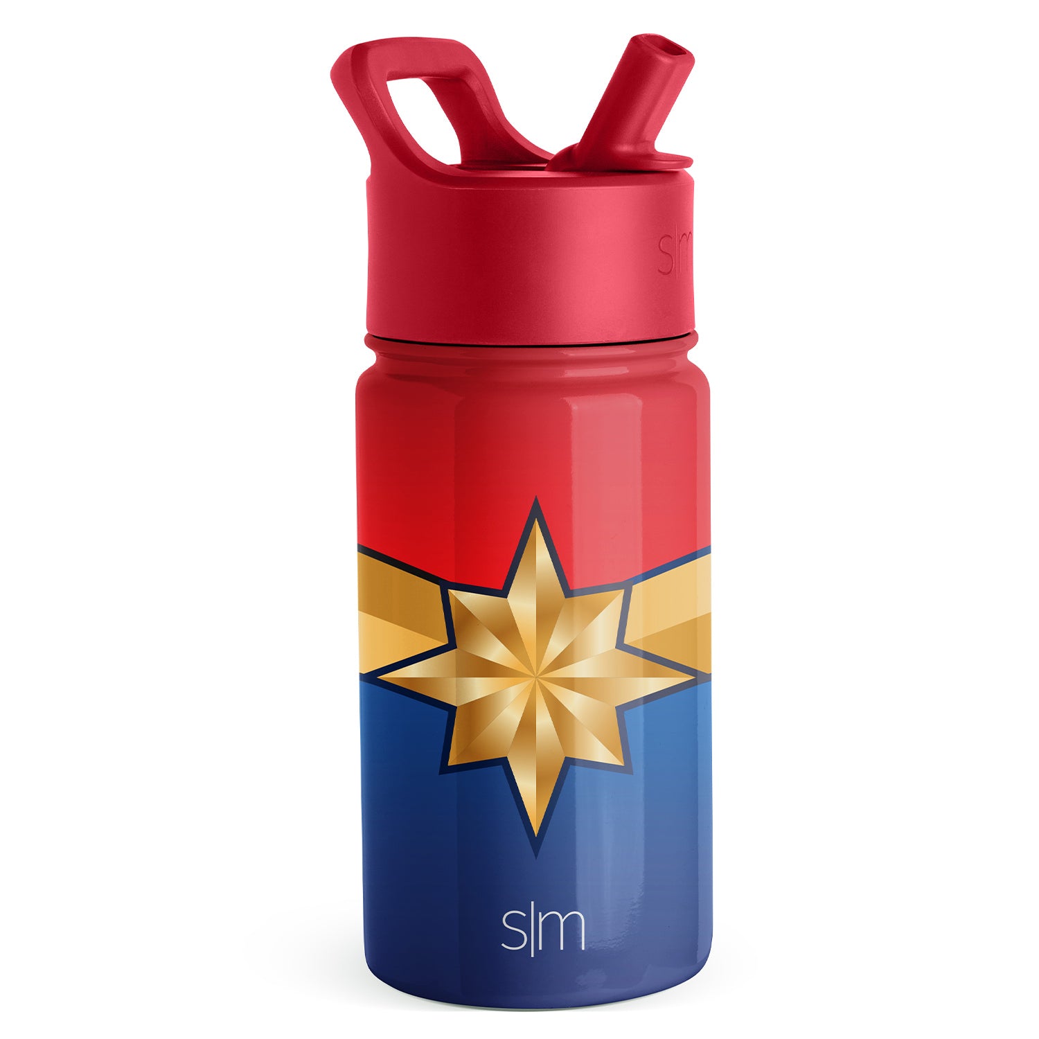 Summit Kids Water Bottle with Straw Lid - BPA Free, Leak Proof, Durable Stainless Steel Bottle for School, Sports & Outdoor Activities