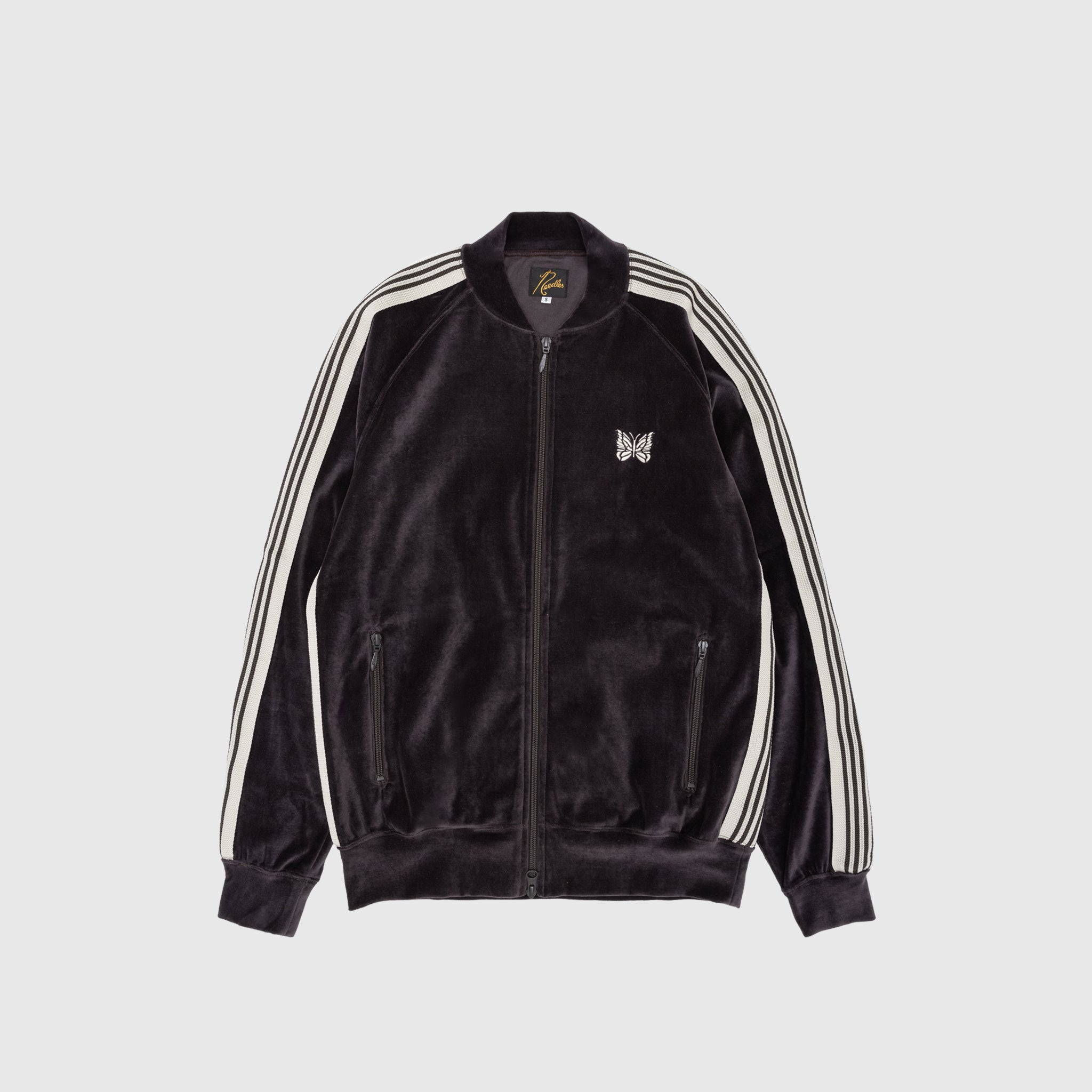 Velour Rib Collar Track Jacket - Stylish & Comfortable Men's & Women's Running Jacket for Gym, Jogging & Casual Wear