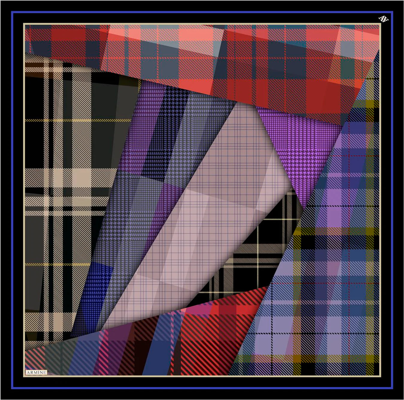 Armine Adara Women's Silk Scarf No. 33 - Luxury Fashion Accessory for Women, Elegant Gift for Her - Perfect for Office, Party & Special Occasions