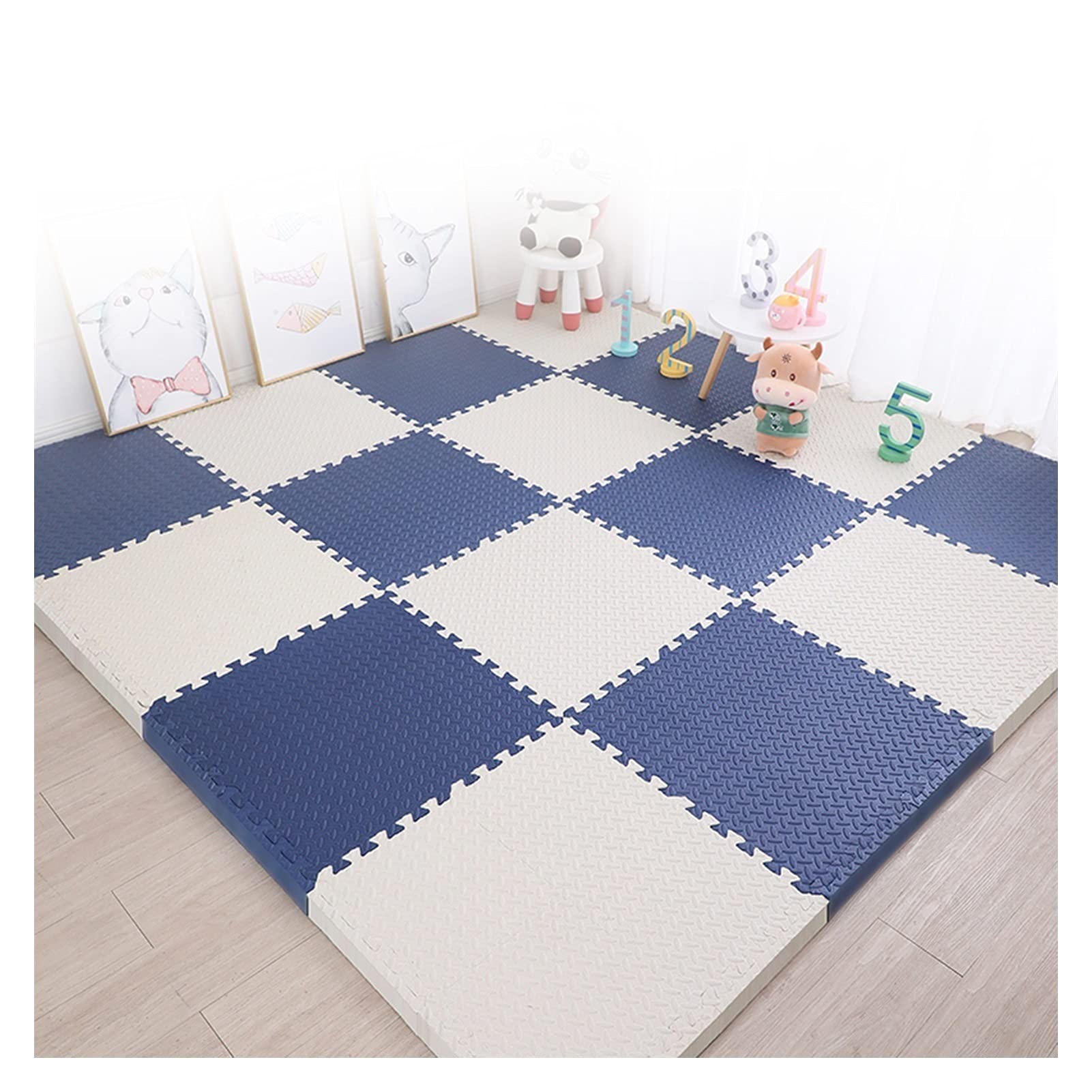 Non-Toxic EVA Foam Play Mat for Kids & Babies - 40-Piece Interlocking Puzzle Floor Tiles (30x30x1cm) - Safe Crawling Mat, Nursery Playroom Flooring, Toddler Activity Area - Perfect for Daycare, Playtime & Learning Spaces