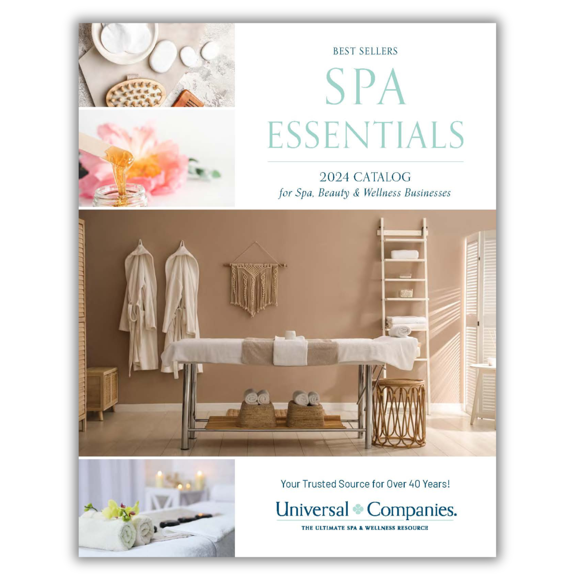 2024 Spa Essentials Catalog - Relaxing Home Spa Kit with Bath Salts, Candles & Robes for Ultimate Self-Care & Gift Ideas