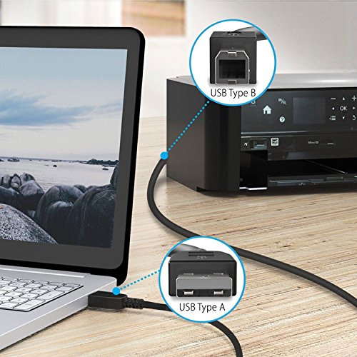 Numark NS6 NS7 III USB Cable - 6ft DJ Controller Cord for Laptop & PC - Perfect for Serato Mixing
