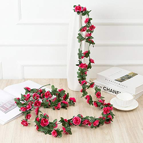 5pcs Rose Red