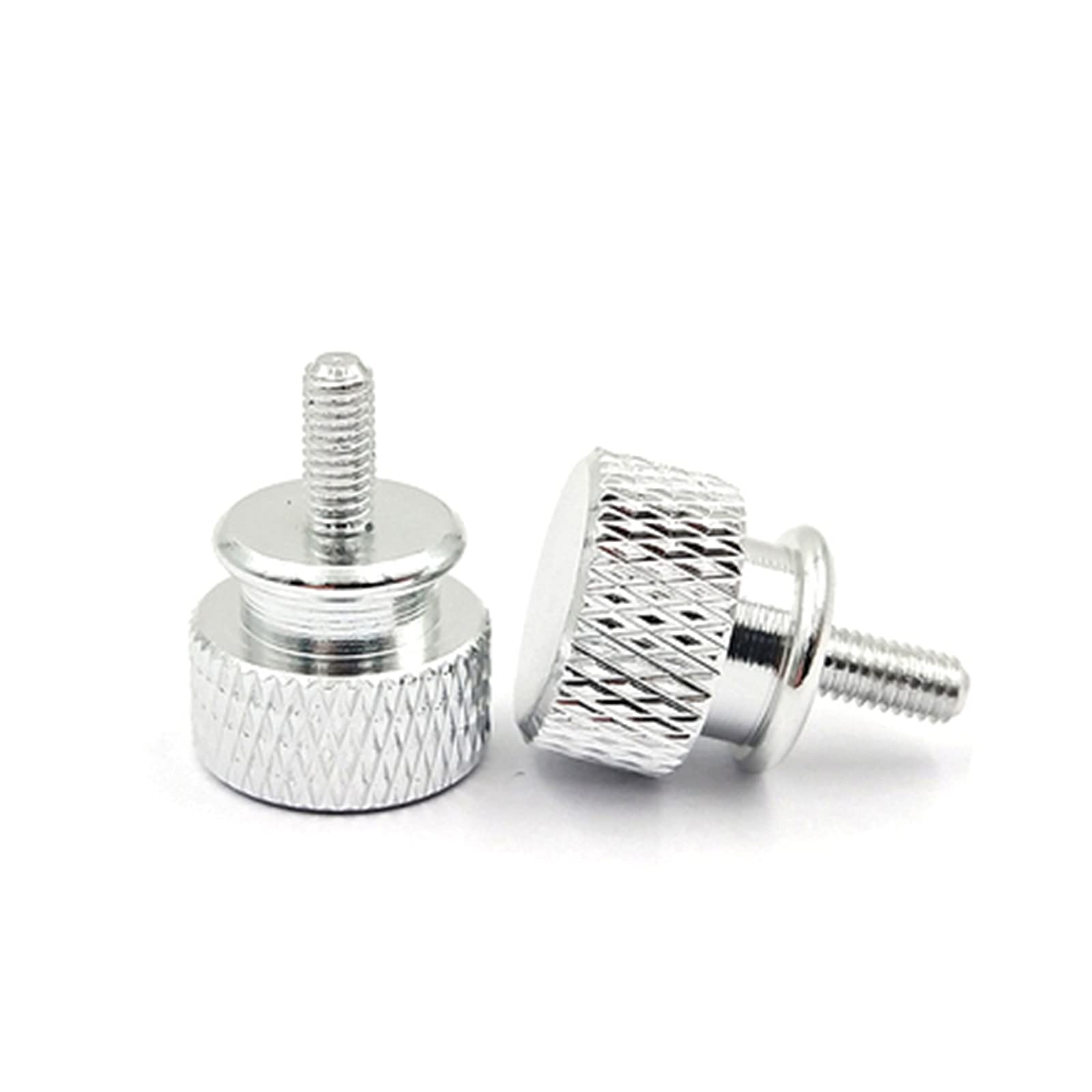 5pcs M5 Silver Aluminum Alloy Thumb Screws for Computer Case - M5x15mm, Durable & Easy-to-Install PC Case Screws for DIY Computer Builds and Hardware Upgrades