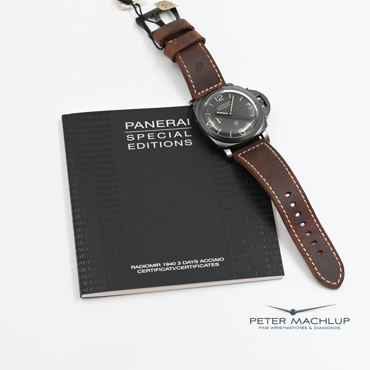 Panerai Luminor 1950 3-Day Automatic Titanium DLC Men's Watch - Luxury Dive Watch for Professional Diving & Formal Occasions