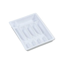 Expandable Cutlery Tray Organizer - White | Kitchen Utensil Storage Solution for Drawers | Perfect for Home, Office & Restaurant Organization