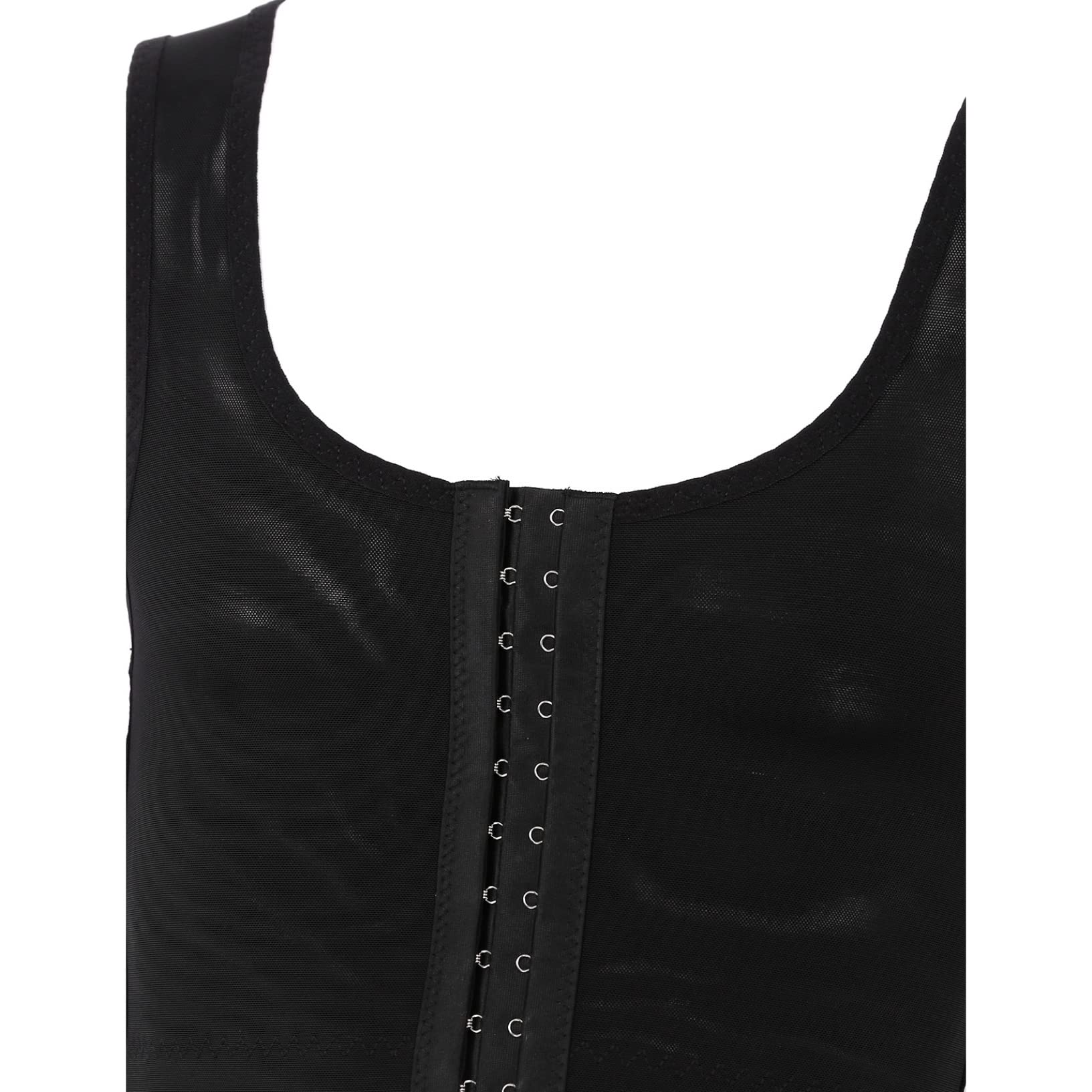 EBRICON Men's Body Shaper Compression Shirt - Slimming Vest for Chest & Tummy Control - Ideal for Gym, Workout & Everyday Wear