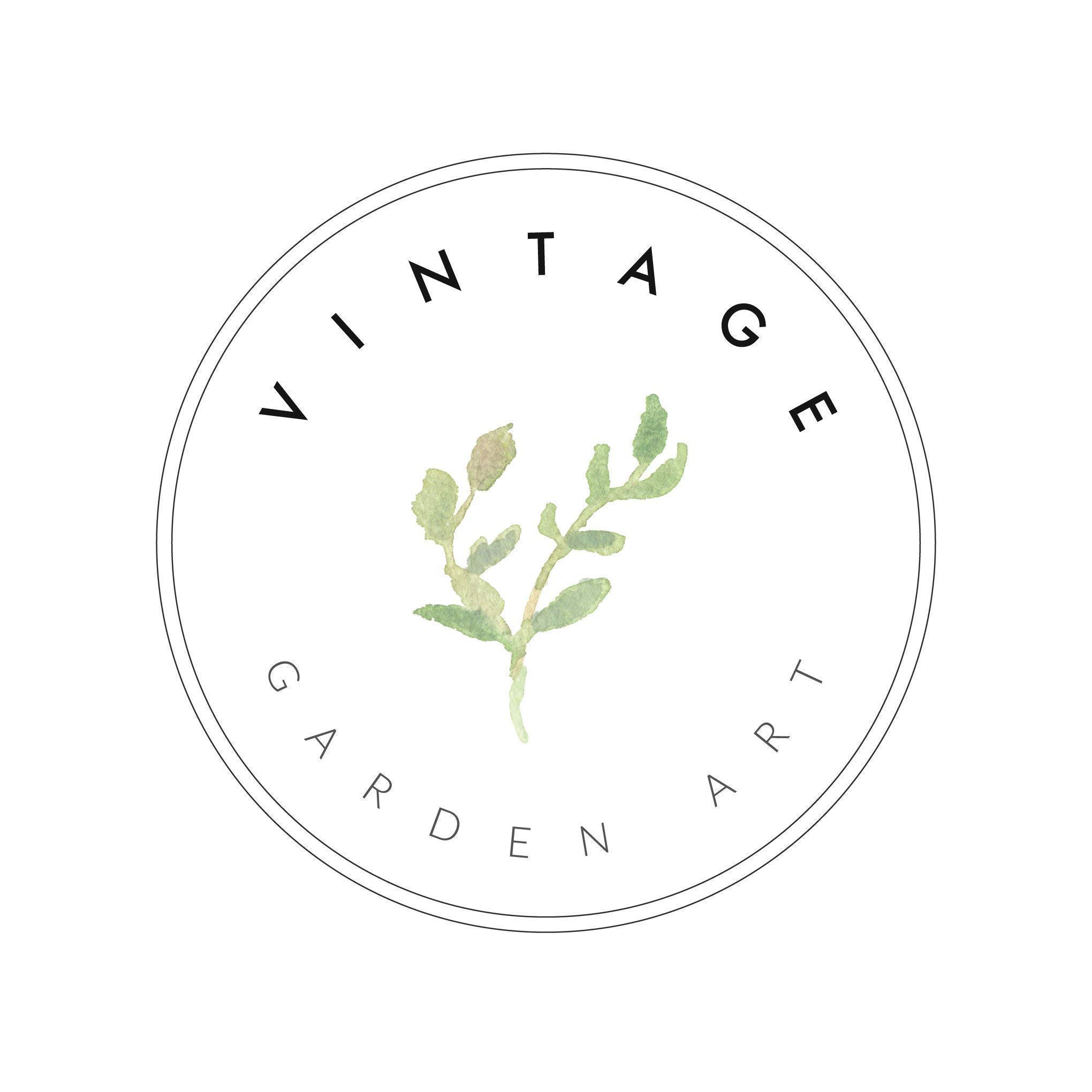 6-Piece Herb Marker Set - Silver Plated Spoon Handles, Hand-Stamped & Recycled - Unique Garden Markers for Herbs, Plants & Gardening Gifts