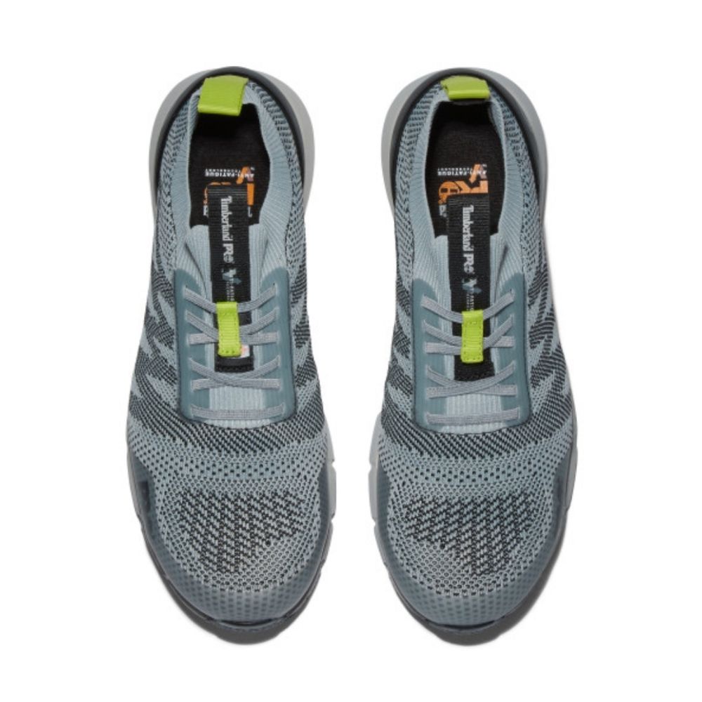 Timberland PRO Radius Knit TB0A41YY065 Men's Composite Toe Work Shoes - Lightweight & Durable Safety Footwear for Construction, Warehouse & Industrial Work (Grey)