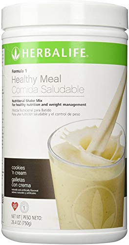 Herbalife F1 Cookies and Cream Protein Shake Mix - 26.4 oz | Meal Replacement for Weight Management & Nutrition | Perfect for Post-Workout Recovery & Busy Lifestyles