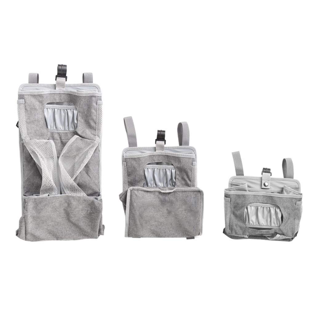 Baby Diaper Organizer - Hanging Storage Bags for Crib or Wall - Perfect for Nursery Organization & Diaper Changing Station