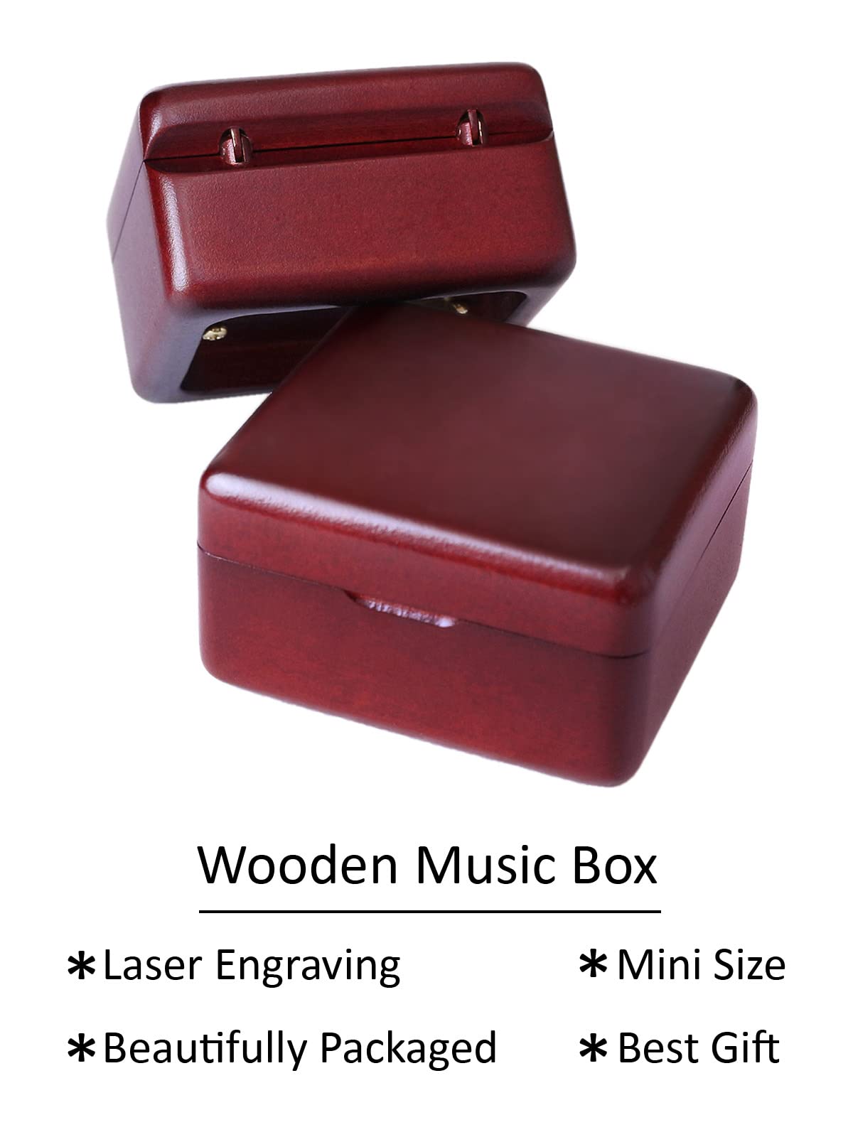 Sinzyo Musical Jewelry Box - Elegant Hand-Crafted Music Box for Jewelry Storage & Gifts - Perfect for Weddings, Anniversaries & Home Decor