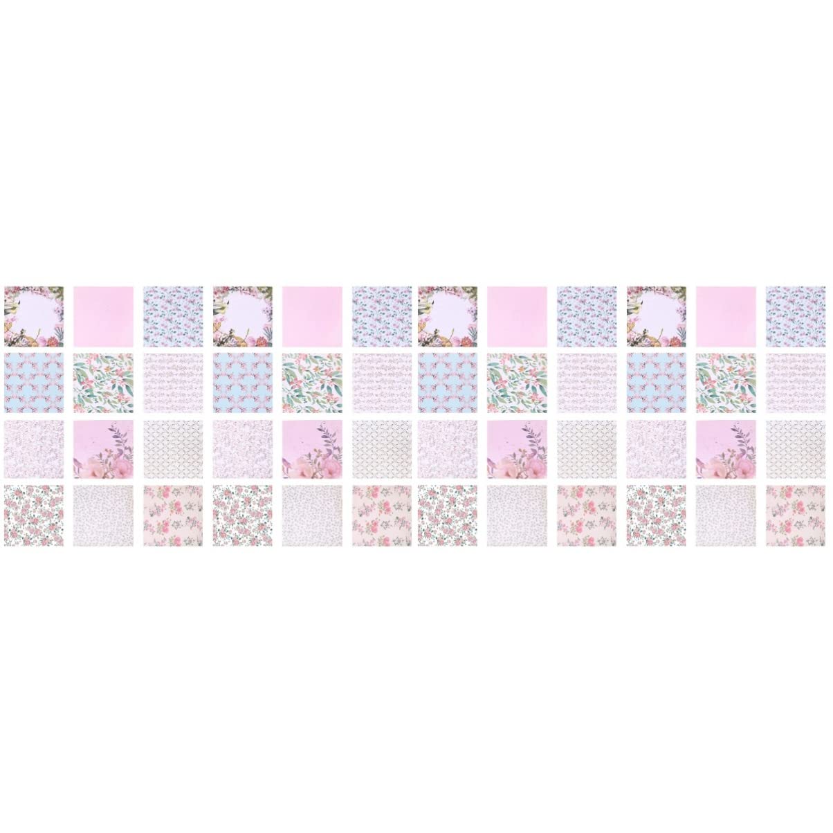 COHEALI 2-Pack Decorative Scrapbook Paper Set - 48 Sheets DIY Craft Paper for Scrapbooking, Card Making, Photo Albums & Journaling - Premium Background Paper for Creative Projects