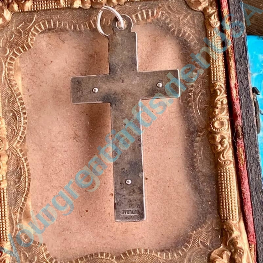 Vintage Sterling Silver Crucifix Cross Pendant - Religious Jewelry for Men & Women - Perfect for Church, Gifts & Everyday Wear